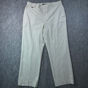 Ralph Lauren Active Womens 12‎ Striped Cotton flat Front Pant